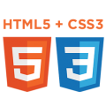 Standard pure HTML5 and CSS3 web design