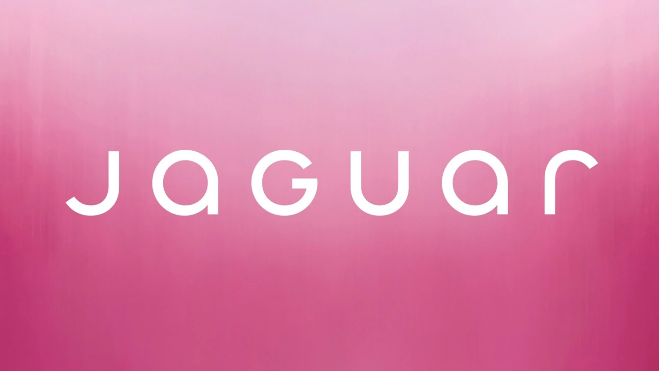 Nuevo logo de Jaguar en tipografía geométrica